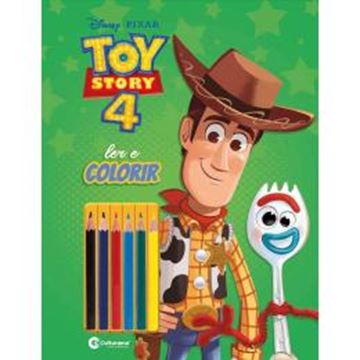 Imagem de TOY STORY 4 LER E COLORIR COM BLISTER