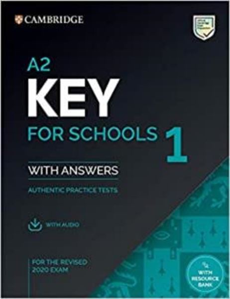 Picture of A2 KEY FOR SCHOOLS 1 FOR THE REVISED 2020 - EXAMSTUDENT´S BOOK WITH ANSWERS WITH AUDIOAUTHENTIC PRACTICE TESTS